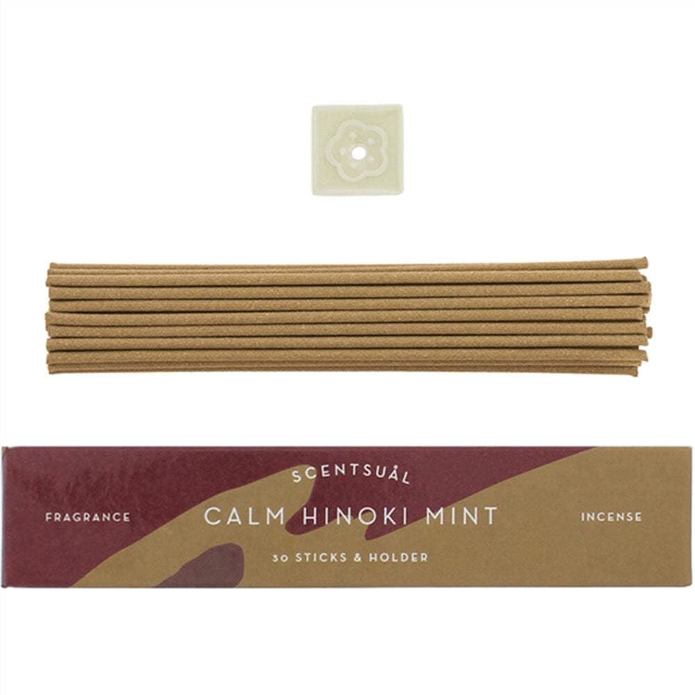 Amazon.com: SCENTSUAL Incense - Calm Hinoki Mint 30 Sticks by